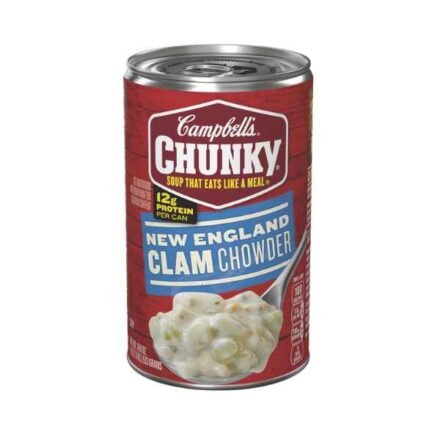 Campbell's Chunky New England Clam Chowder soup can