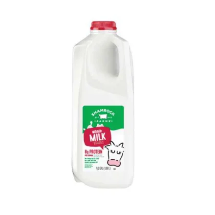 Shamrock Farms milk gallon jug
