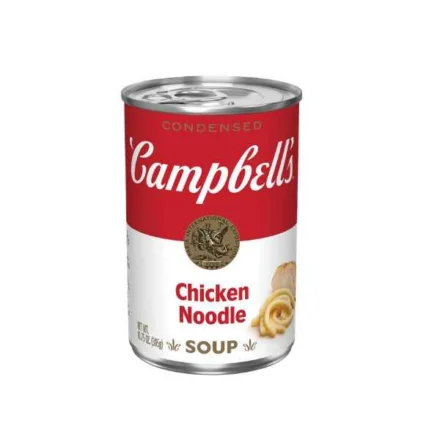 Campbell's Chicken Noodle condensed soup can